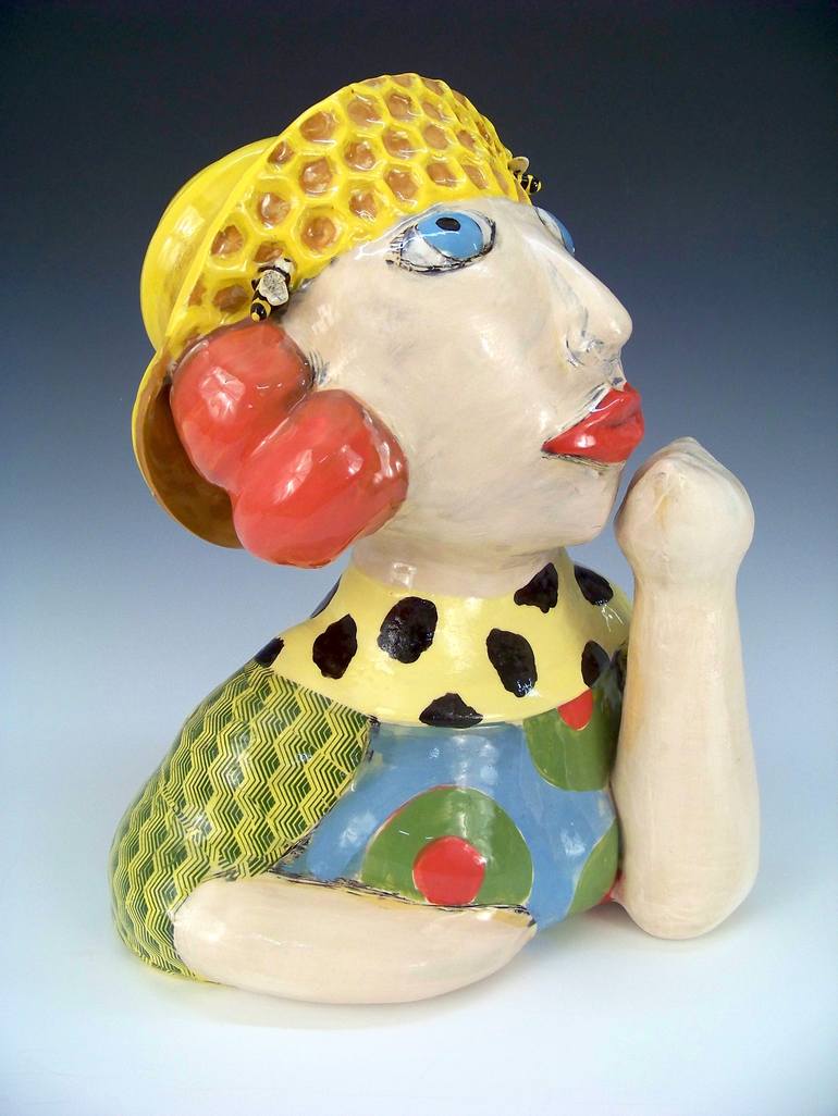 Original Figurative Women Sculpture by Sarah Michael