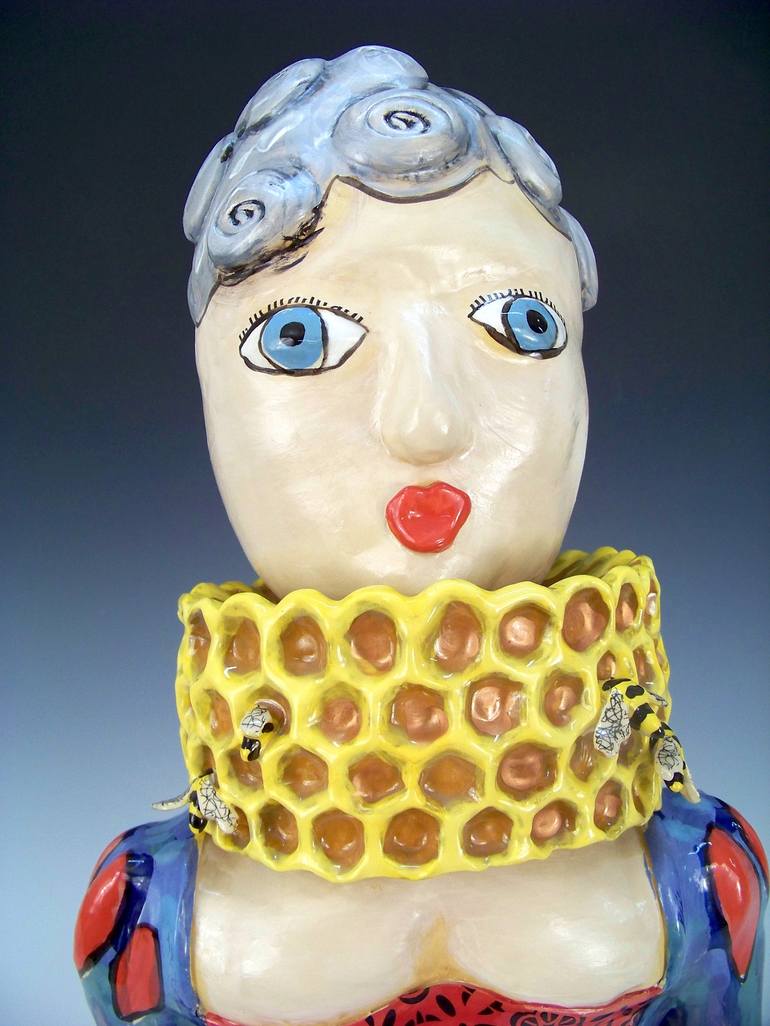 Original Figurative Women Sculpture by Sarah Michael