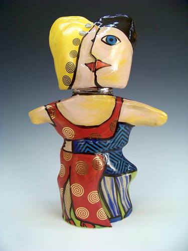 Original Figurative Love Sculpture by Sarah Michael