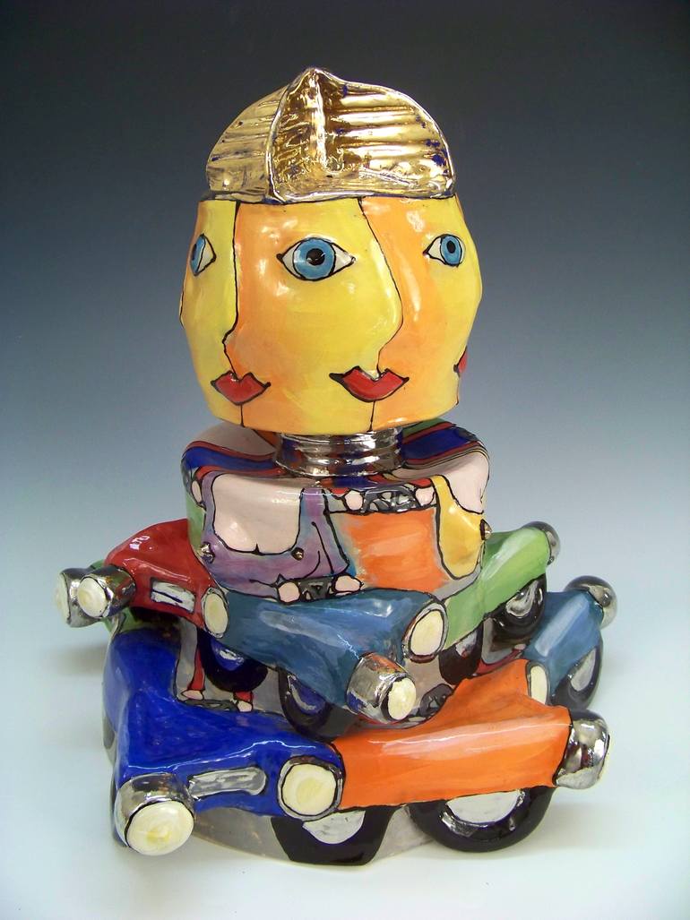 Original Figurative Car Sculpture by Sarah Michael