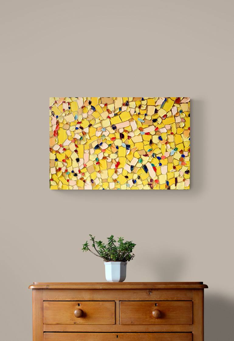 Original Abstract Expressionism Abstract Painting by Atena Diac