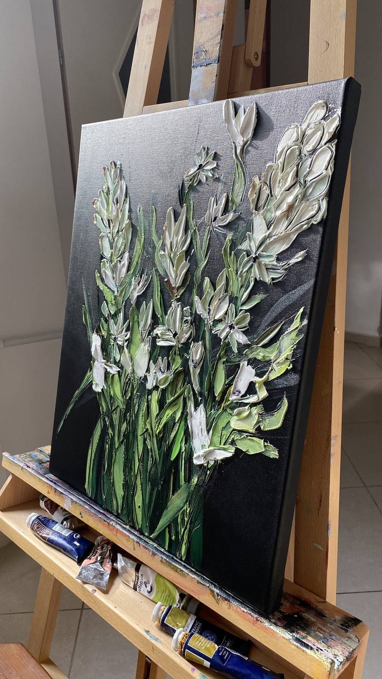 Original Contemporary Floral Painting by Atena Diac