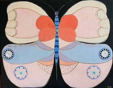 Original Abstract Expressionism Fantasy Paintings by Atena Diac