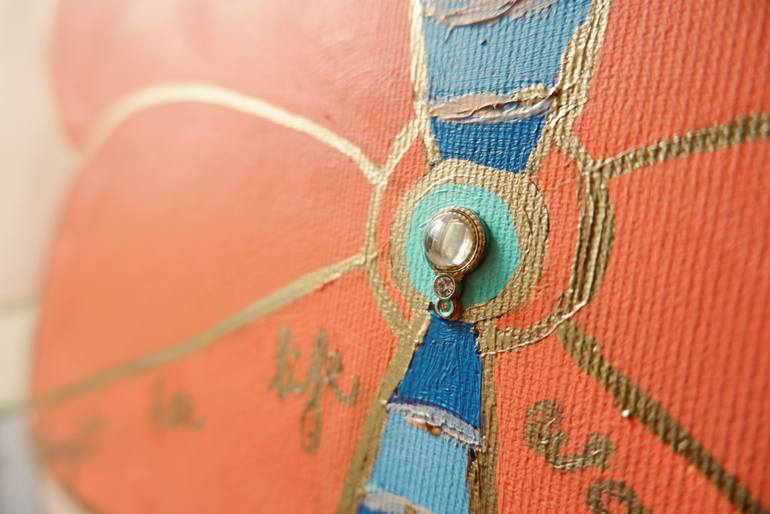 Original Abstract Expressionism Abstract Painting by Atena Diac