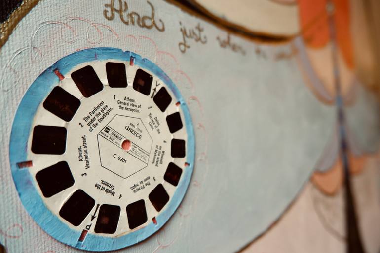 Original Abstract Expressionism Abstract Painting by Atena Diac