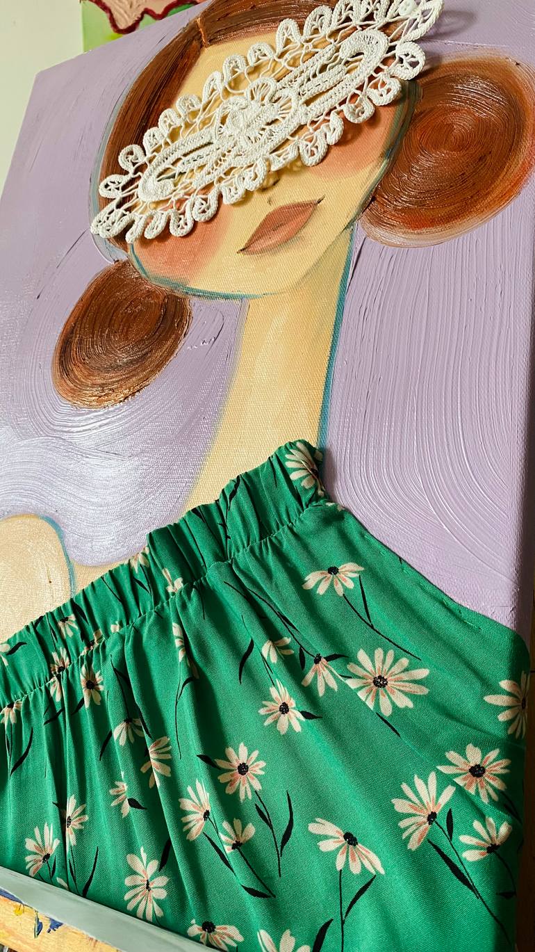 Original Contemporary Women Mixed Media by Atena Diac