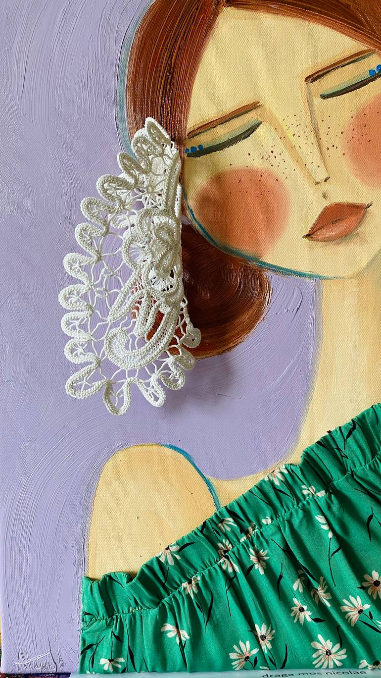 Original Contemporary Women Mixed Media by Atena Diac