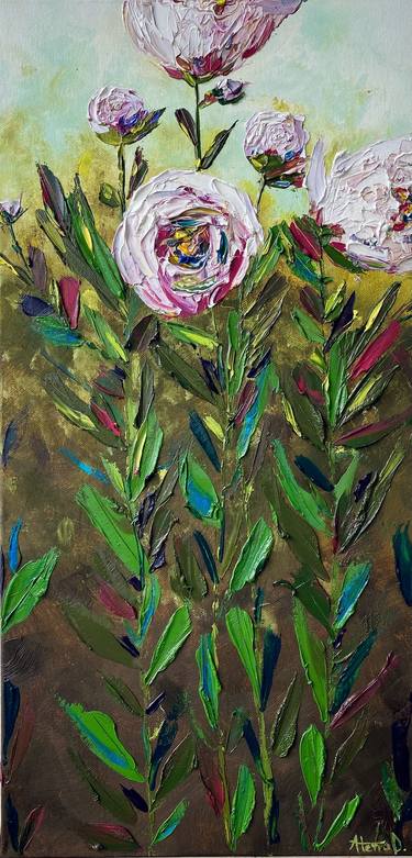 Original Floral Paintings by Atena Diac