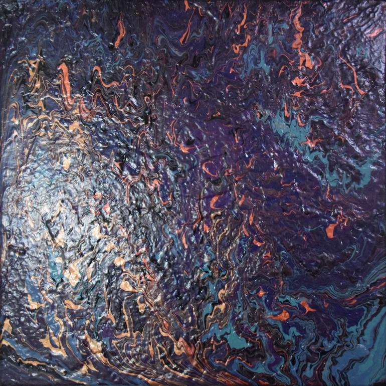 Original Abstract Painting by Sami Hashem | Abstract Art on Canvas | The interplay of colors evokes energy
