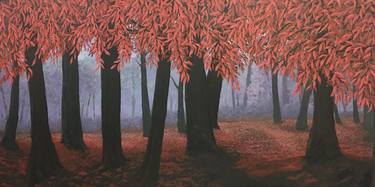 Original Photorealism Nature Painting by Sami Hashem