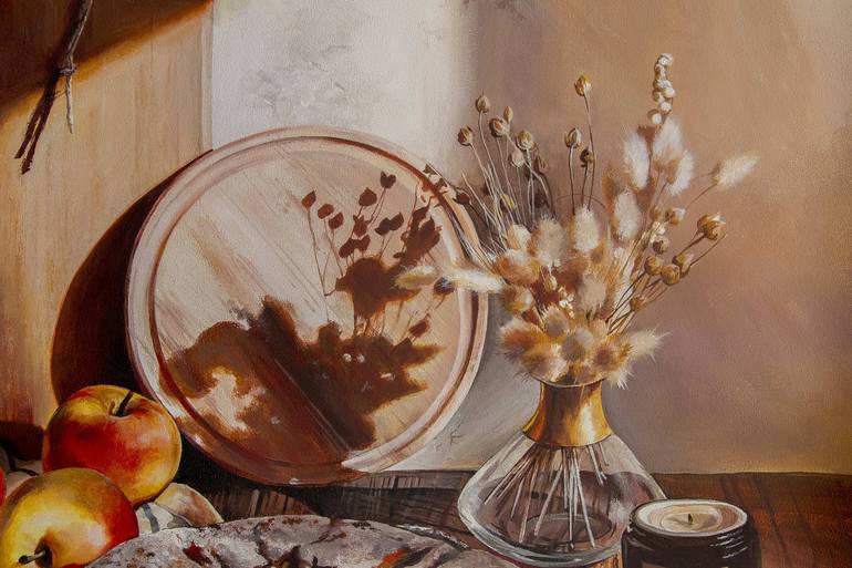 Original Fine Art Still Life Painting by Aljona Art