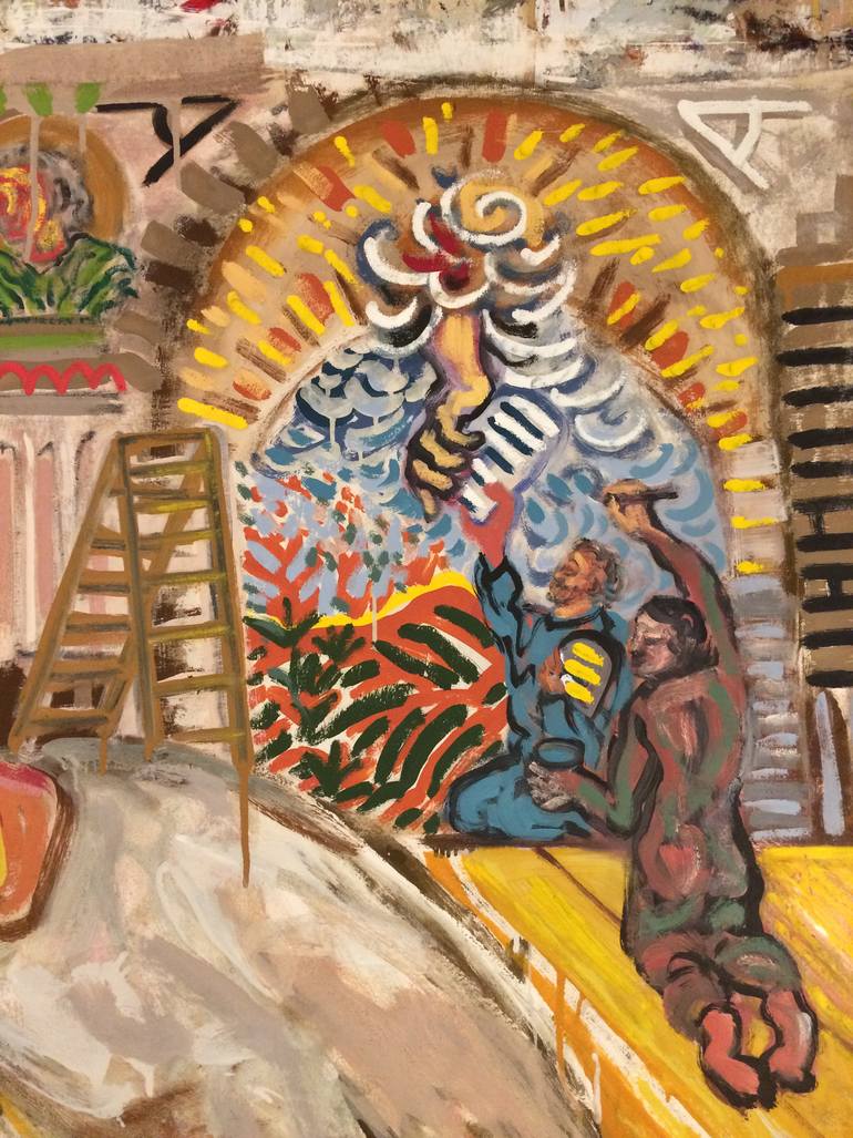 Original Expressionism Other Painting by Iris Terdjiman