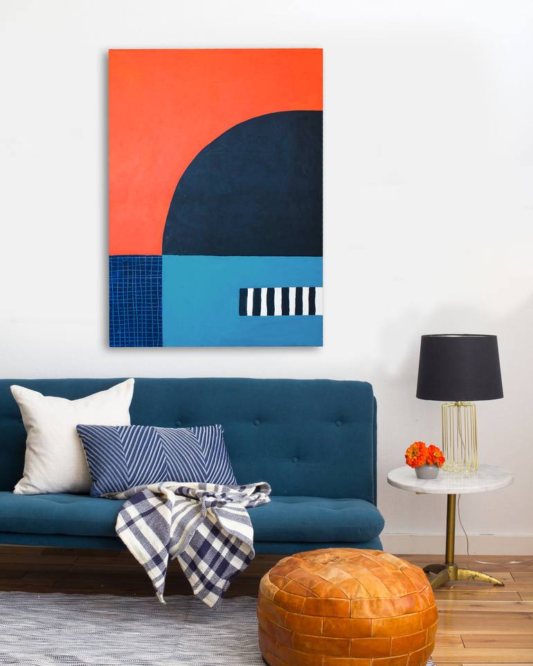 Original Minimalism Abstract Painting by Diana Pondalova