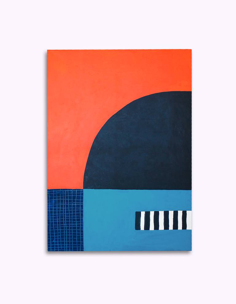 Original Minimalism Abstract Painting by Diana Pondalova