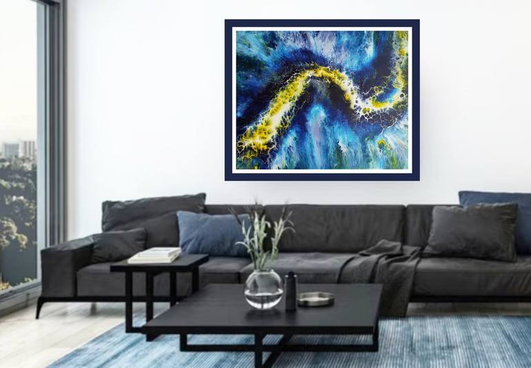 Original Abstract Expressionism Abstract Painting by Katerina Umnova