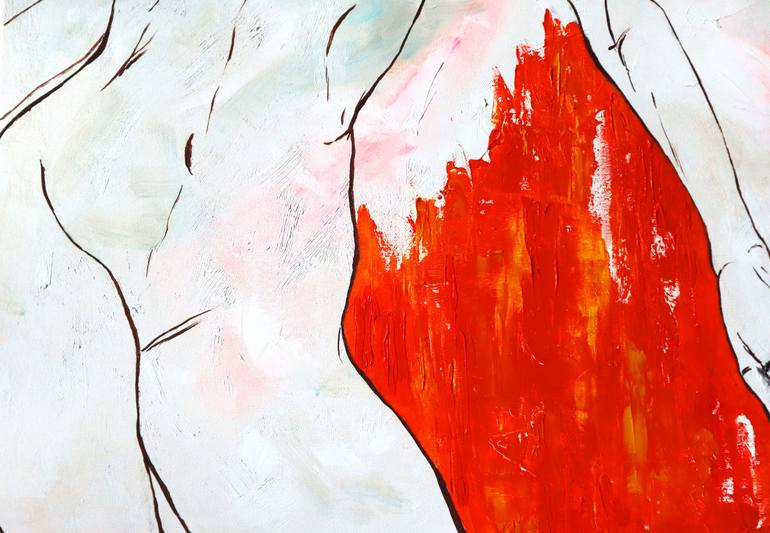 Original Abstract Nude Painting by Albina Onda