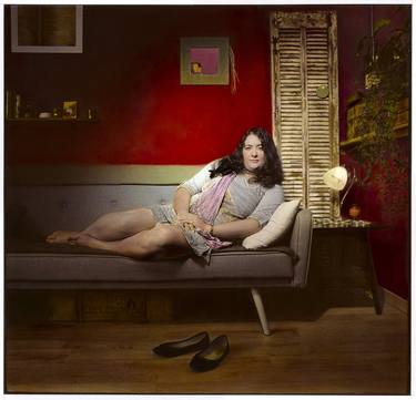 Saatchi Art Artist Marc Paraskeva; Photography, “Sophie on the sofa #6 - Limited Edition of 13” #art