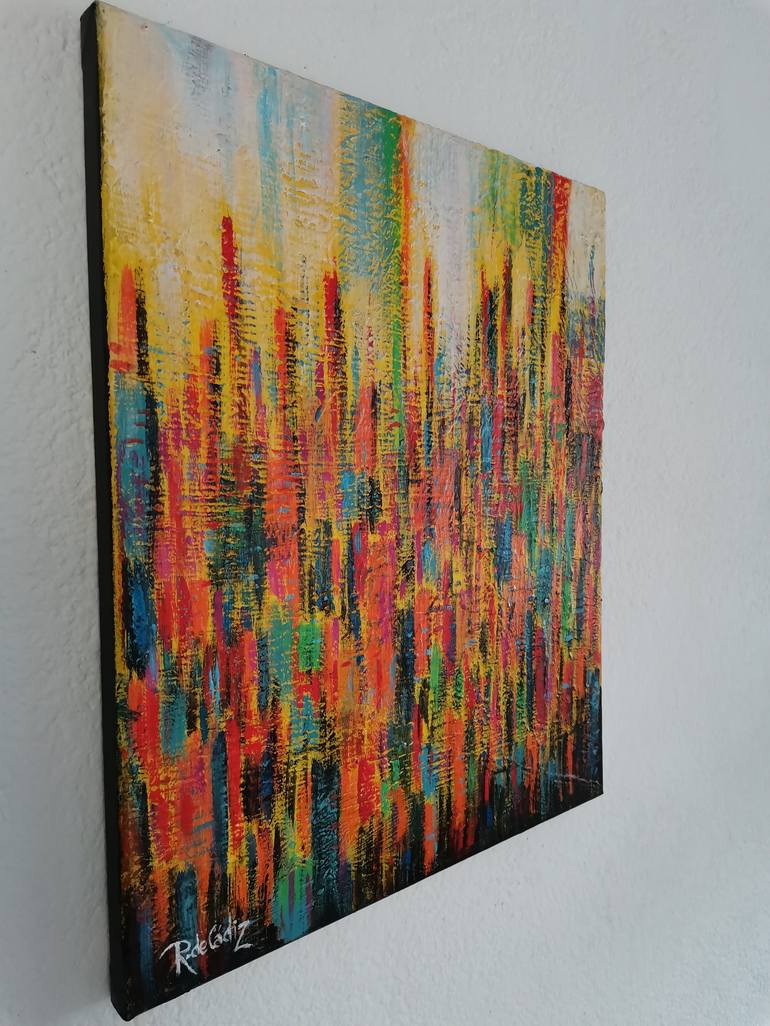 Original Abstract Landscape Painting by Ricardo Gómez de Cádiz