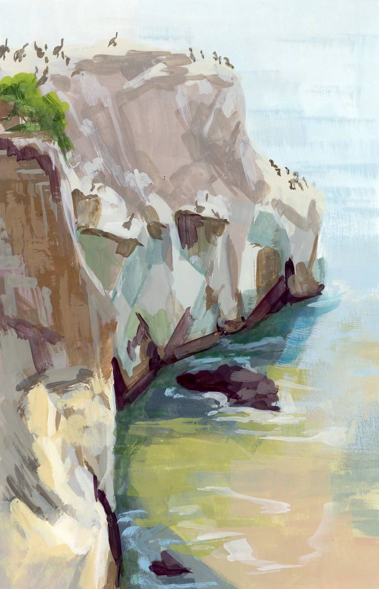 Pismo Beach Painting by Michaela Moffett Saatchi Art
