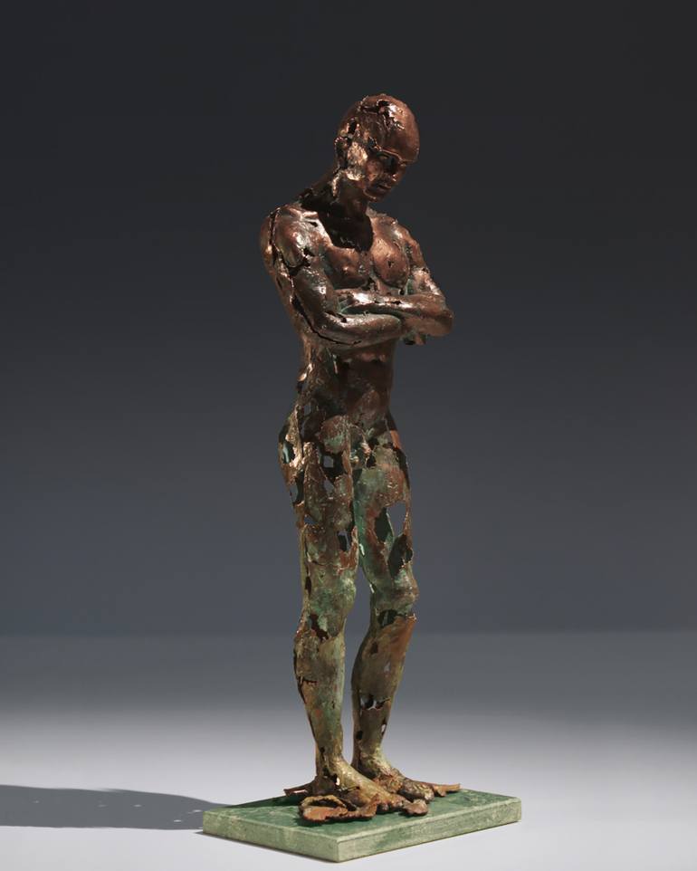 Original Figurative People Sculpture by Richard Sharples