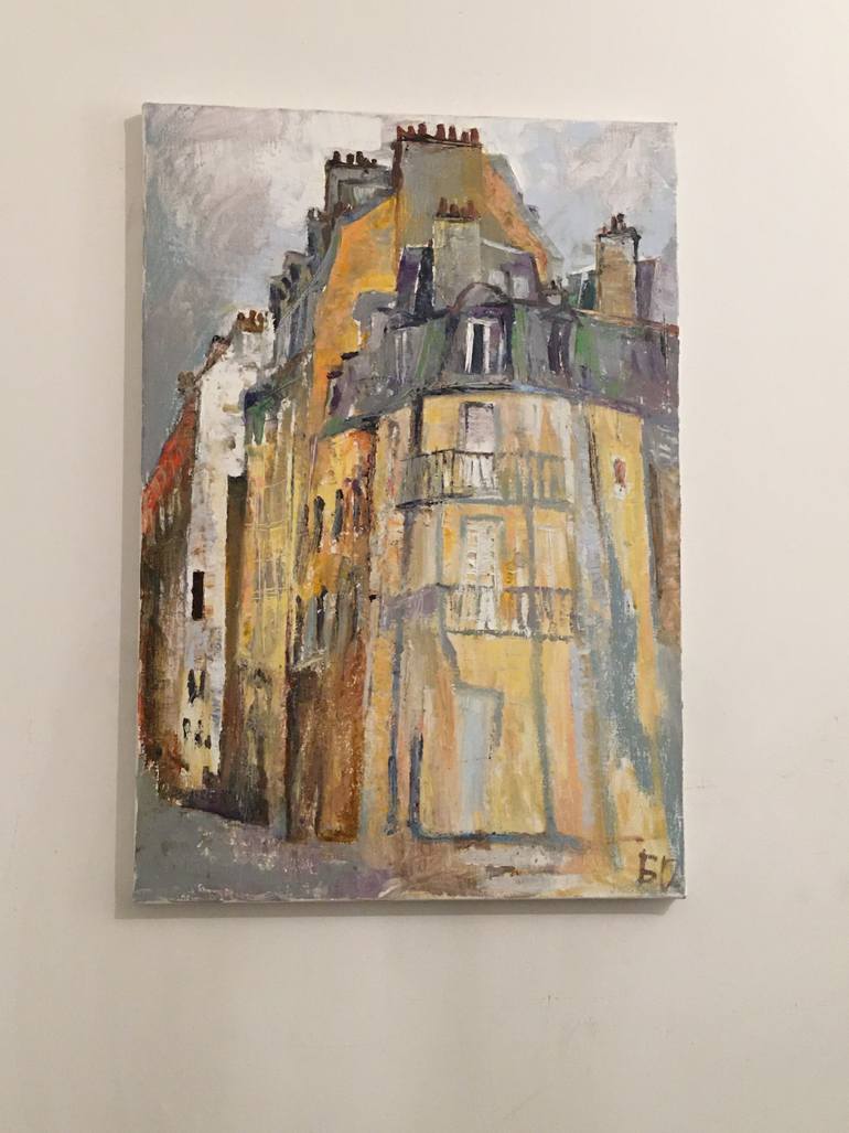 Original Figurative Cities Painting by Olga Bogdanova