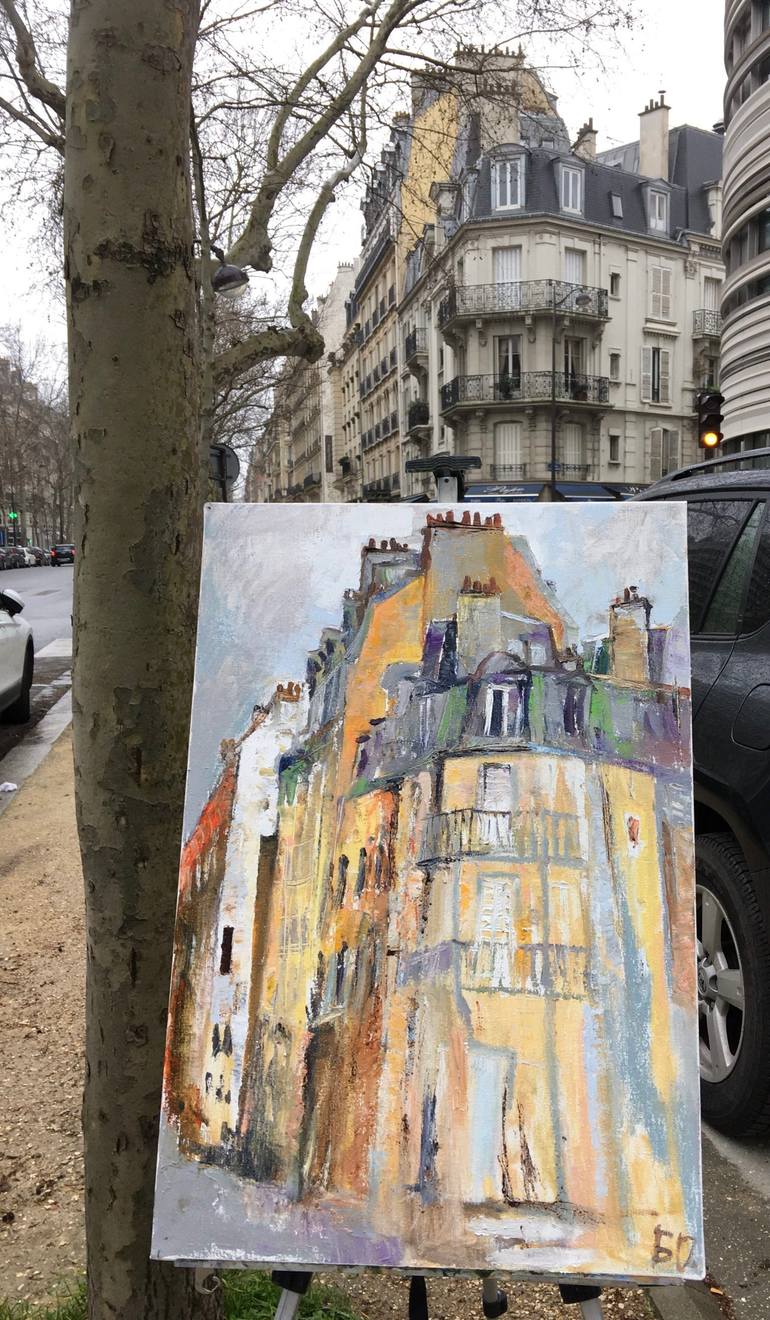 Original Figurative Cities Painting by Olga Bogdanova