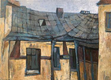 Print of Expressionism Architecture Paintings by Olga BOGDANOVA