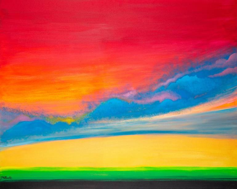 Crack Of Dawn Painting By James Paul Elliott 