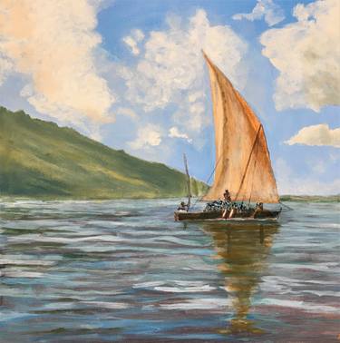 Print of Photorealism Boat Paintings by Alison Pemberton-Wright