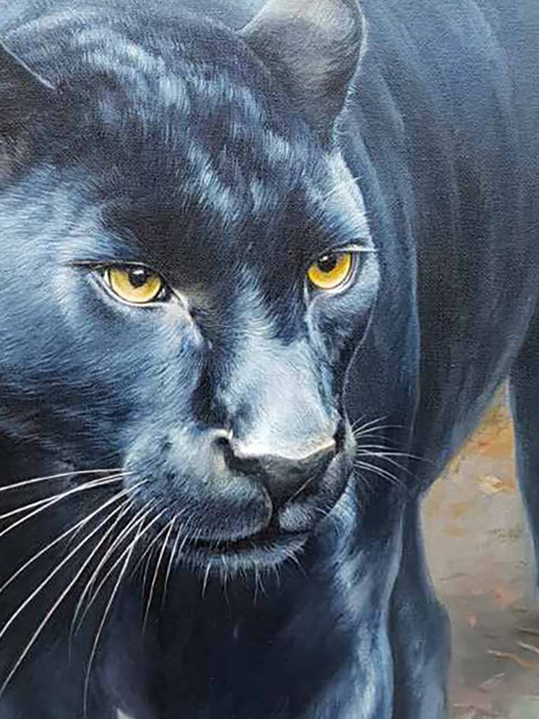 Original Photorealism Animal Painting by Ilya Zhernyak