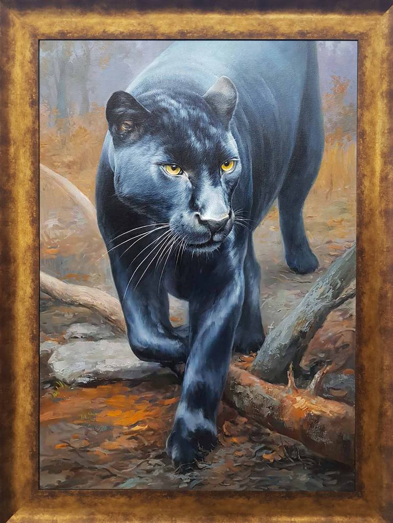 Original Photorealism Animal Painting by Ilya Zhernyak