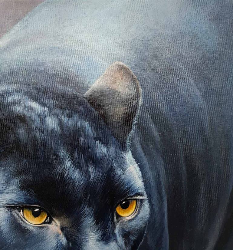 Original Photorealism Animal Painting by Ilya Zhernyak