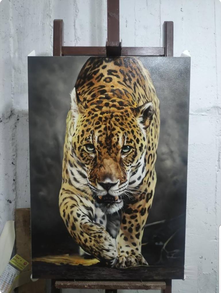 Original Photorealism Animal Painting by Ilya Zhernyak