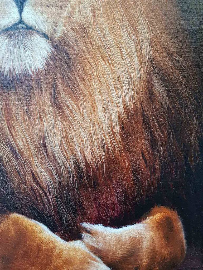 Original Photorealism Animal Painting by Ilya Zhernyak