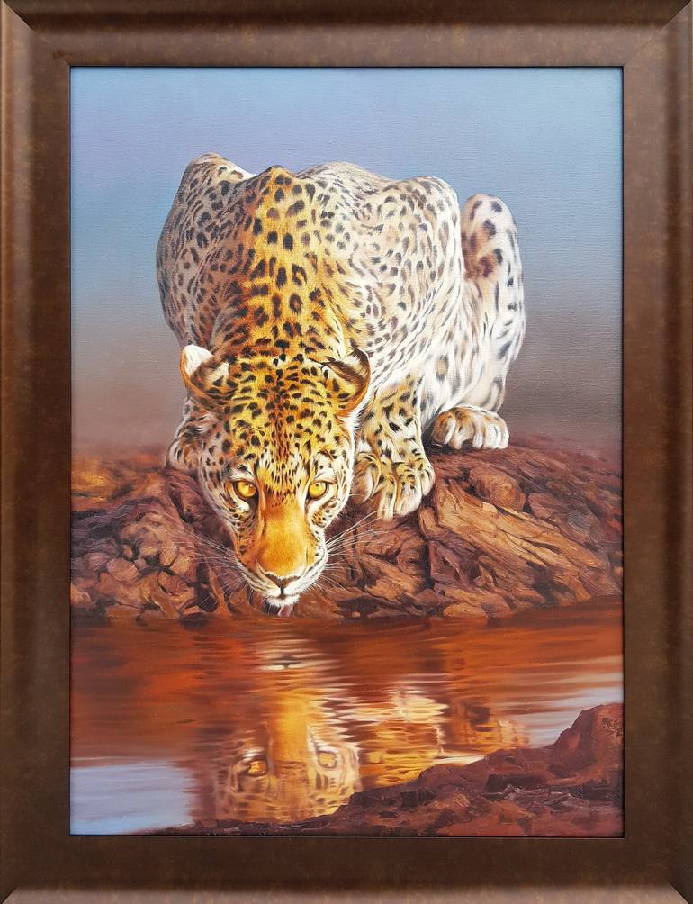 Original Modern Animal Painting by Ilya Zhernyak