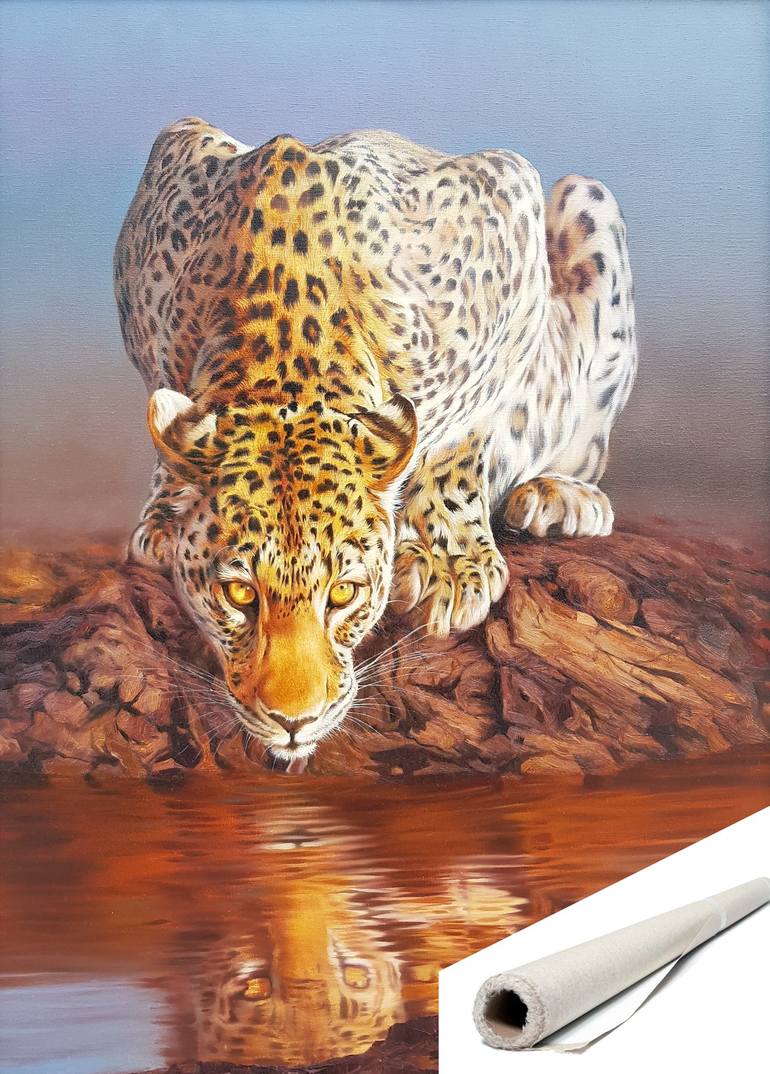 Original Modern Animal Painting by Ilya Zhernyak