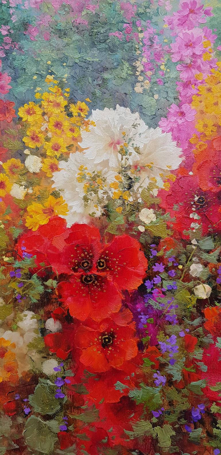 Original Modern Floral Painting by Ilya Zhernyak