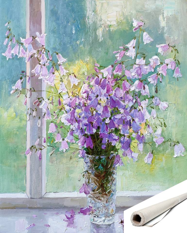 Original Modern Floral Painting by Ilya Zhernyak