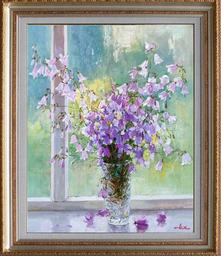 Original Modern Floral Painting by Ilya Zhernyak