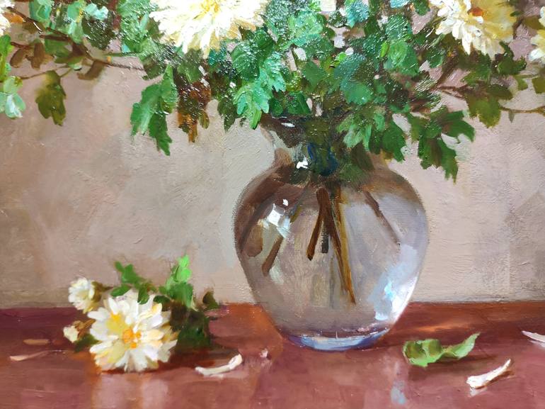 Original Modern Floral Painting by Ilya Zhernyak