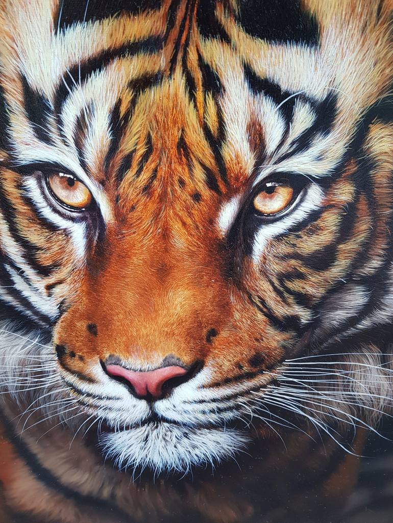 Original Photorealism Animal Painting by Ilya Zhernyak