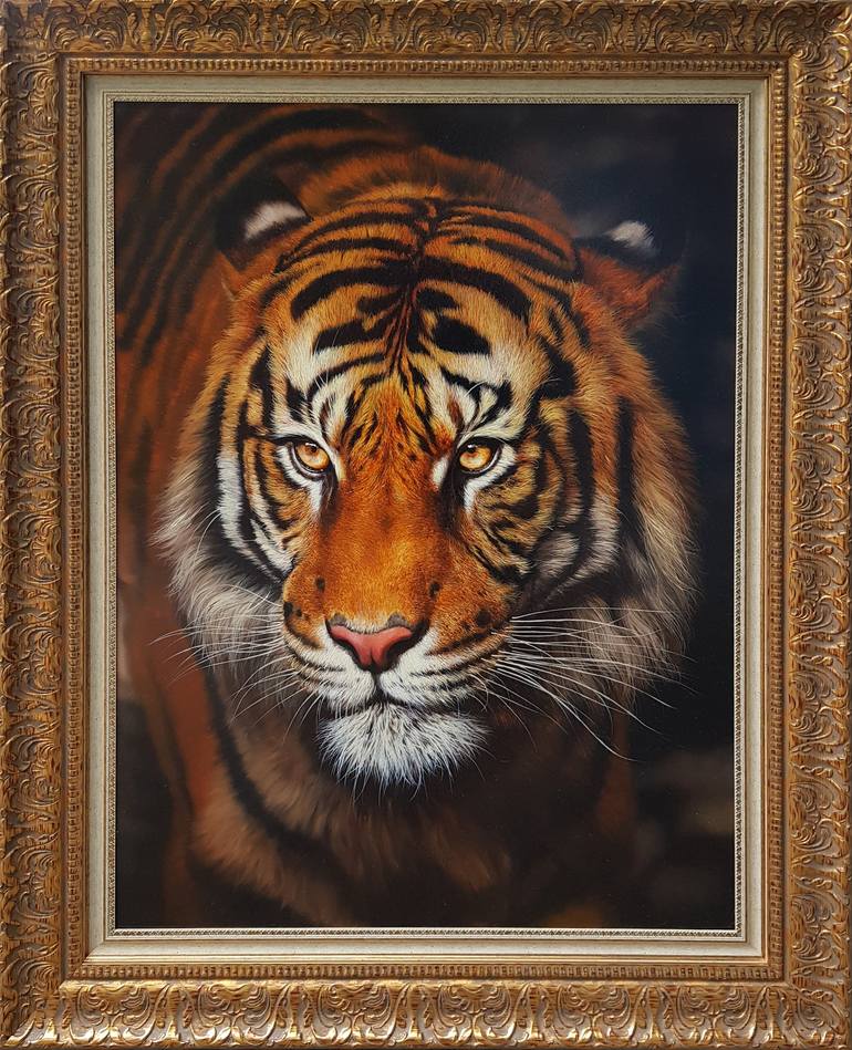 Original Photorealism Animal Painting by Ilya Zhernyak