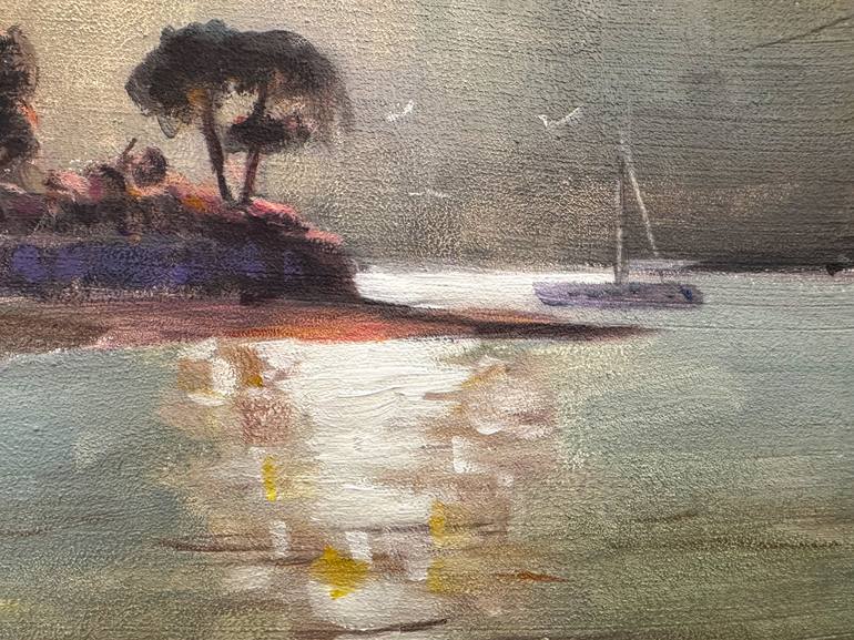 Original Impressionism Landscape Painting by Aytac Dutkin