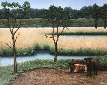 Original Fine Art Landscape Paintings by Chantal Durham-Bogers