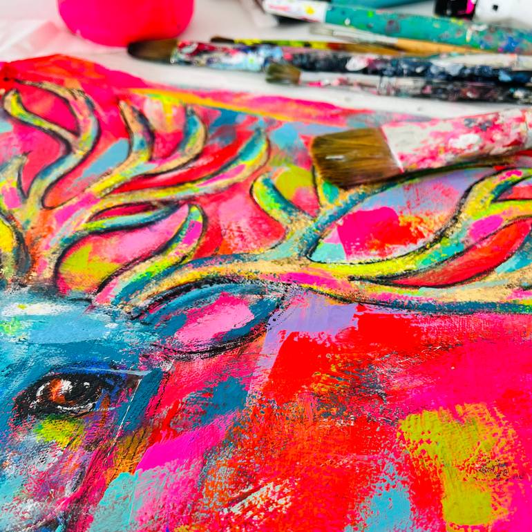 Original Figurative Nature Painting by Cata Cayon