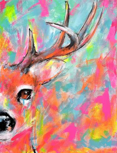 Print of Pop Art Animal Paintings by Cata Cayon