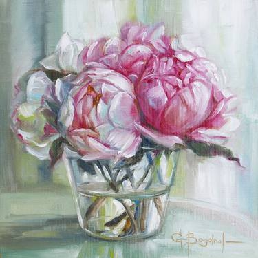 Original Fine Art Floral Paintings by Gina Bogomol