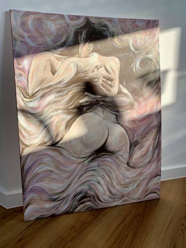 Original Figurative Nude Paintings by Kasia Mo