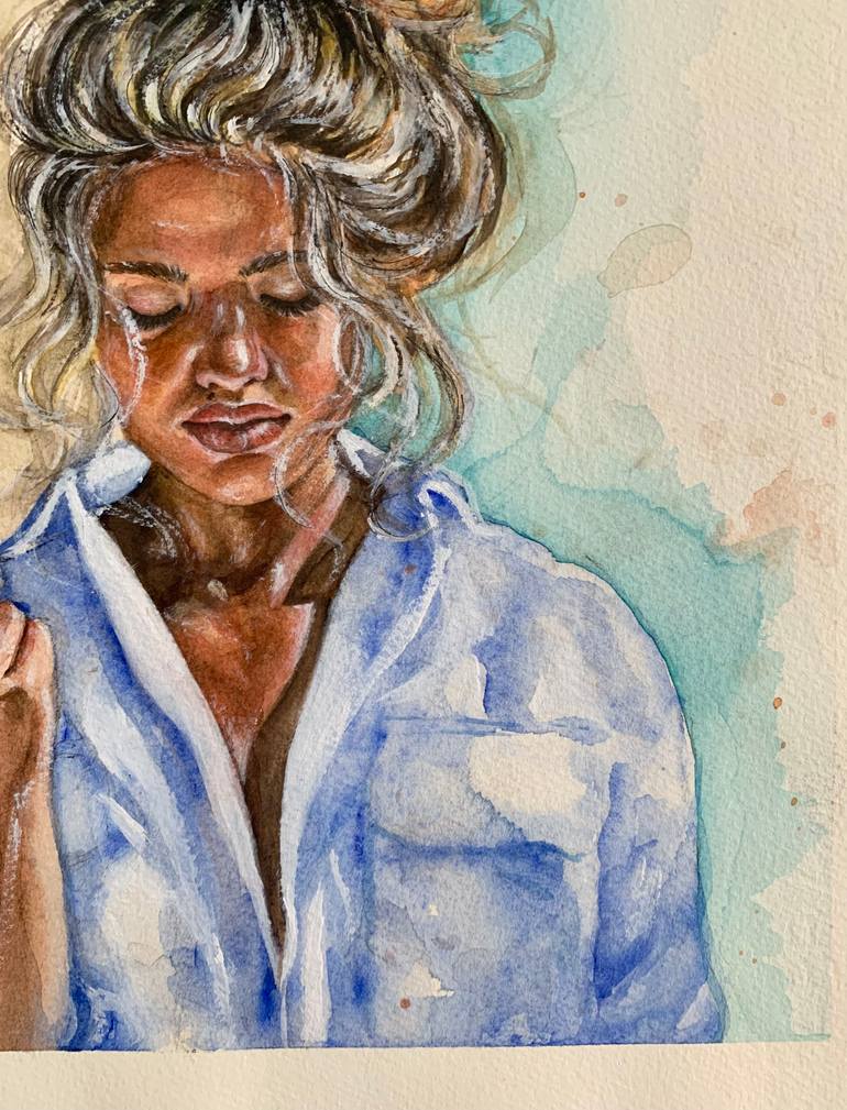 Original Illustration People Painting by Kasia Mo