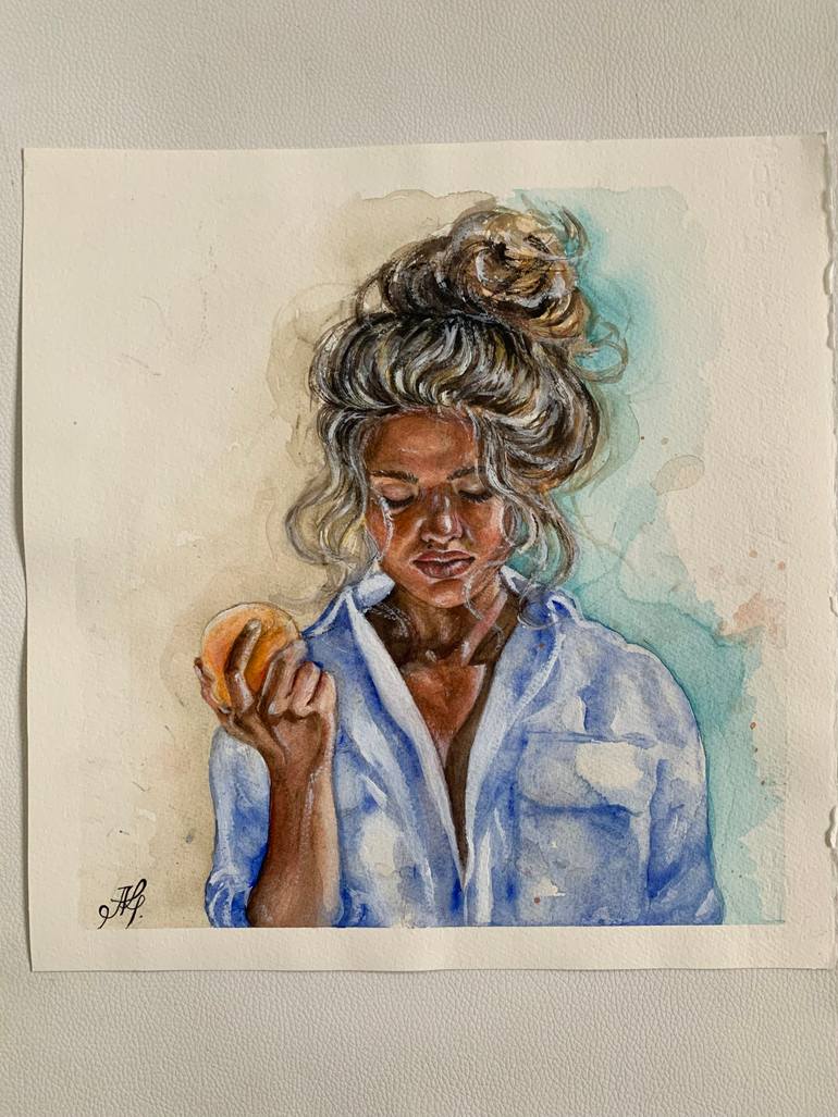 Original Illustration People Painting by Kasia Mo